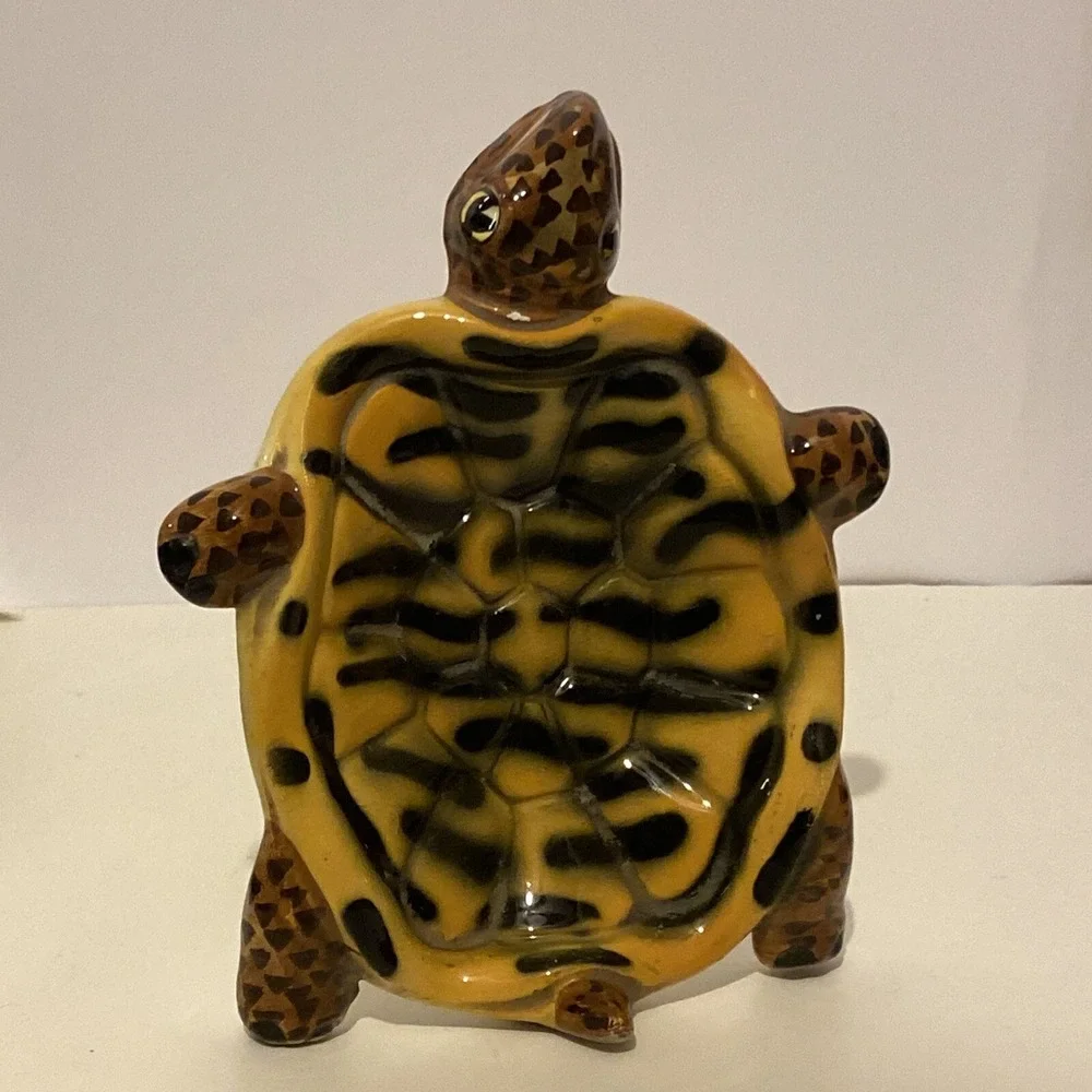 Vintage Tilso Japan Ceramic Sea Turtle Trinket Soap Holder Dish
